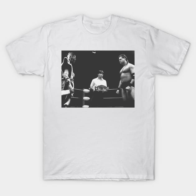 Hayabusa vs Mike Awesome T-Shirt by Superkick Shop